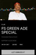 FS Green (2 kaartjes) | ADE | 24 oktober 2025 | Melkweg, Tickets en Kaartjes, Concerten | Pop, Twee personen, Oktober