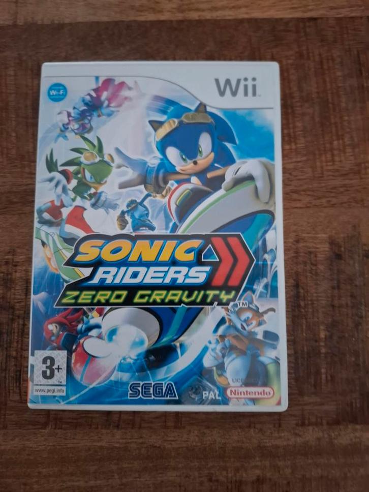 Nintendo wii Sonic Riders Zero Gravith, Spelcomputers en Games, Games | Nintendo Wii, Zo goed als nieuw, Sport, 3 spelers of meer