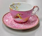 Koffiekop kop schotel Pip Studio Early Bird Pink - Nieuw, Ophalen of Verzenden, A, A, A