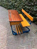 Ruim 50 jaar geleden gebruikte schoolbank!, Ophalen, Gebruikt