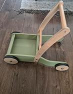 Bandits & Angels Houten Loopwagen - Kantelveilig, Ophalen, Zo goed als nieuw, Duw- of Trekspeelgoed