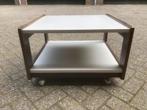 Vintage jaren 70 Pastoe salontafel, Ophalen, 50 tot 100 cm, Vierkant, 50 tot 100 cm