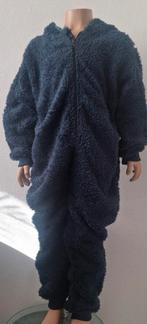 Onesie dinosaurus fleece maat 128-134, Nacht- of Onderkleding, Jongen of Meisje, Ophalen of Verzenden, Zo goed als nieuw
