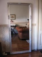 Chique!! Old-Zilver "Facet" Lange 183x83cm "Barok" Spiegel, Verzenden, Zo goed als nieuw, 75 tot 100 cm, 150 tot 200 cm