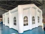 Opblaasbare witte Tent 6 meter bij 10 meter 4 meter hoog, Ophalen of Verzenden, Zo goed als nieuw