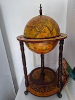 Antieke bar globe drank wereldbol barglobe minibar globebar, Huis en Inrichting, Ophalen of Verzenden