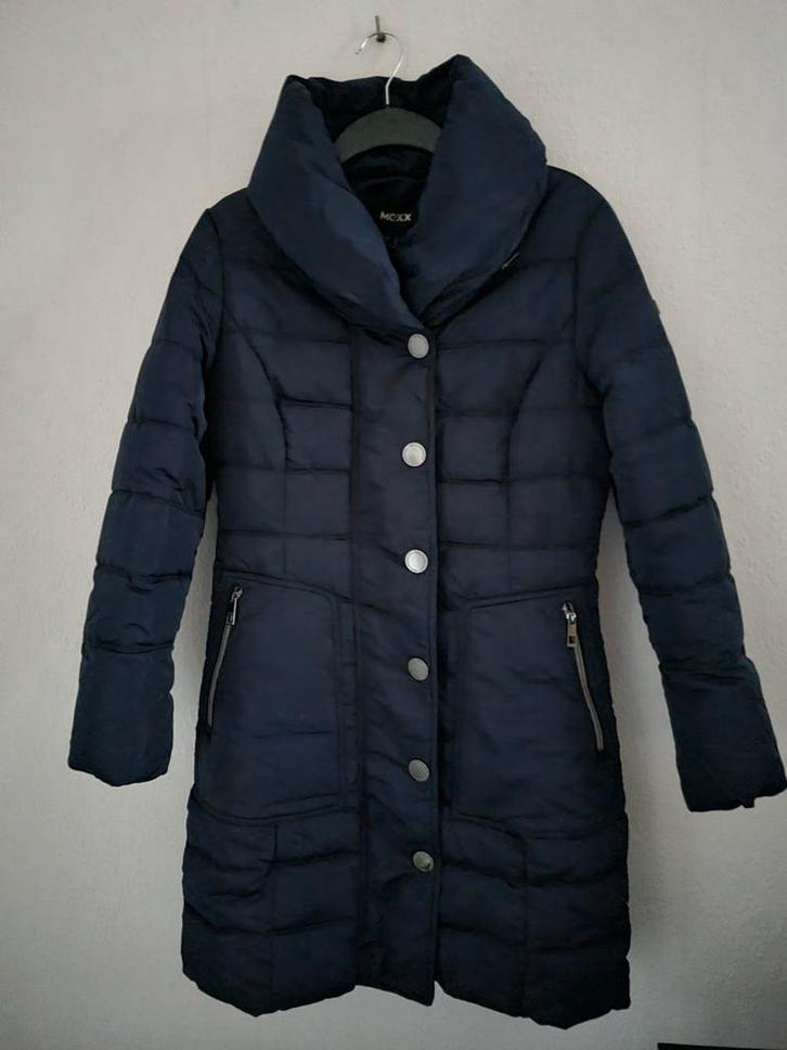 Nieuwe MEXX wintermantel - Maat 34, Kleding | Dames, Jassen | Winter, Nieuw, Maat 34 (XS) of kleiner, Blauw, Ophalen of Verzenden