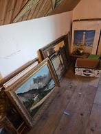 Schilderij schilderijen schilderijlijst olieverf klassiek, Antiek en Kunst, Ophalen