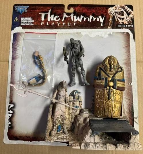 Mcfarlane Monsters -- The mummy playset, Verzamelen, Film en Tv, Zo goed als nieuw, Film, Actiefiguur of Pop, Ophalen of Verzenden