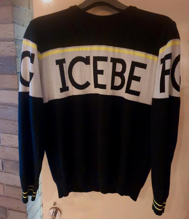 ICEBERG - Heren trui - Maat S, Kleding | Heren, Truien en Vesten, Zo goed als nieuw, Maat 46 (S) of kleiner, Zwart, Ophalen of Verzenden