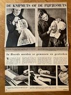 Heerde - Knipmuts/Pijpjesmuts Artikel uit De Spiegel 1952, Ophalen of Verzenden, 1940 tot 1960, Knipsel(s)