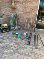 Hengels molens parasols en veel toebehoren om te vissen, Ophalen, Gebruikt, Werphengel