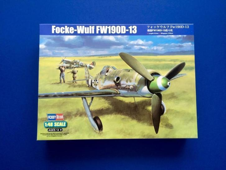 hobbyboss 81721 Focke Wulf FW 190D-13 1/48, Hobby en Vrije tijd, Modelbouw | Vliegtuigen en Helikopters, Nieuw, Groter dan 1:72