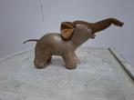 antiek leren olifant knuffel, Antiek en Kunst, Antiek | Speelgoed, Ophalen of Verzenden