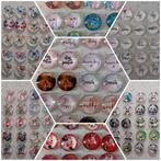 Cabochons 14 mm verschillende stitch,Engel,boom,tekst enz, Hobby en Vrije tijd, Kralen en Sieraden maken, Ophalen of Verzenden