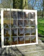 Glas in lood raam bruin glas (86 x 83,5 cm), Glas in lood, Overige typen, 80 tot 120 cm, 80 tot 120 cm