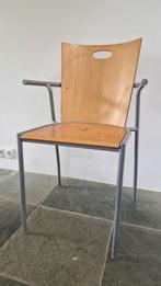 4 IKEA keukenstoelen, Huis en Inrichting, Stoelen, Ophalen, Zo goed als nieuw, Metaal