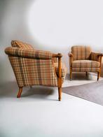 Stijlvolle Set Fauteuils - Vintage Italiaanse Flair, Gebruikt, Ophalen of Verzenden, 75 tot 100 cm, 50 tot 75 cm