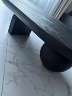 WOOOD salontafel, Ophalen, 100 tot 150 cm, Mangohout, Rond