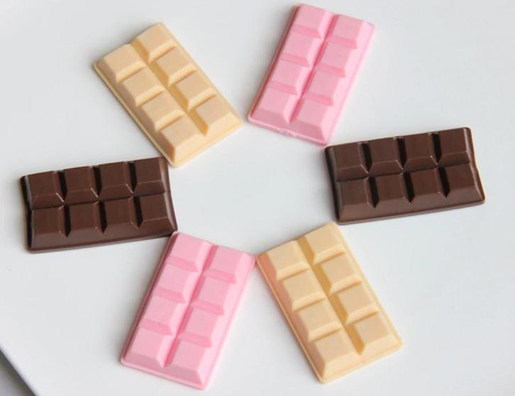6 Kunst Chocolade Repen Chocola Nep Sier Decor Snoep Zoet, Huis en Inrichting, Woonaccessoires | Overige, Nieuw, Verzenden