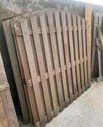 Hardhouten schuttingen, Tuin en Terras, Schuttingen, Ophalen, 6 meter of meer, Hout, 1 tot 2 meter