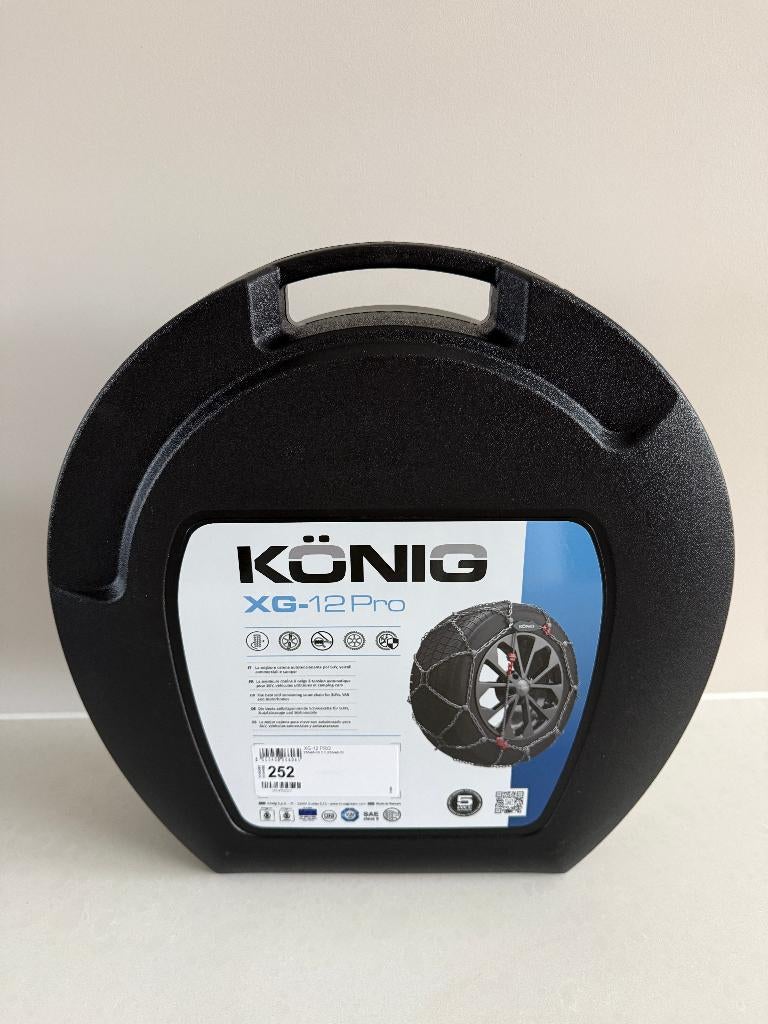 Te huur: König XG-12 Pro 252 Sneeuwkettingen - Tesla Model Y, Auto diversen, Sneeuwkettingen, Nieuw, Ophalen