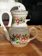 Koffiepot met filter ,decor Rusticana *VERKOCHT*, Antiek en Kunst, Antiek | Servies los, Ophalen of Verzenden