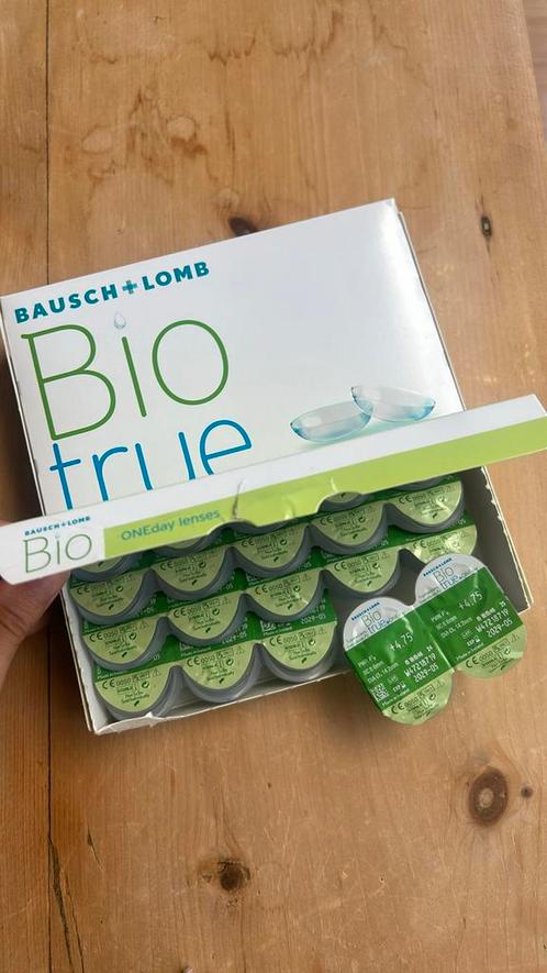 Bio true one day +4.75 89contactlenzen, Sieraden, Tassen en Uiterlijk, Uiterlijk | Dieet en Afvallen, Zo goed als nieuw, Ophalen of Verzenden