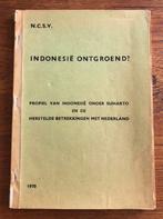 Indonesië Ontgroend? Profiel onder Suharto (Indië), Verzenden, Zo goed als nieuw, Politiek en Staatkunde, Wereld