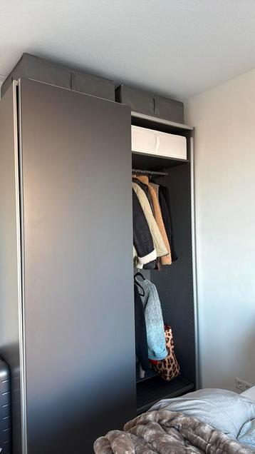 IKEA PAX / HASVIK Kledingkast - Donkergrijs - afbeelding 3