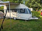 Hobby de luxe 440sf 2016 met mover en vaste luifel, Caravans en Kamperen, Hobby, Treinzit, Particulier, Mover