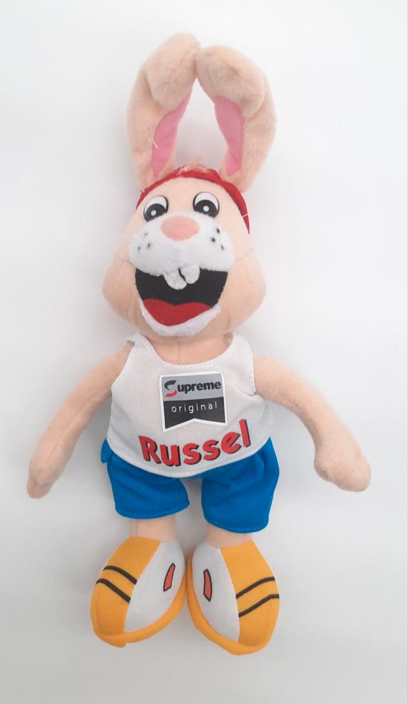Russel Rabbit Supreme Original PetFoods knuffel ca. 27cm, Kinderen en Baby's, Speelgoed | Knuffels en Pluche, Zo goed als nieuw