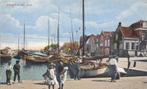 Sommelsdijk Kaai met veel boten en mensen 1920, Verzenden, 1920 tot 1940, Ongelopen, Zuid-Holland
