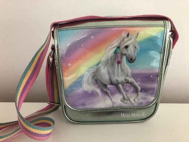 miss melody tasje, Kinderen en Baby's, Speelgoed | Knuffels en Pluche, Zo goed als nieuw, Paard, Ophalen of Verzenden