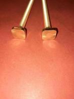 p.st Messing platte kop slotbouten m6x110 mm woonboot kotter, Ophalen of Verzenden, Nieuw