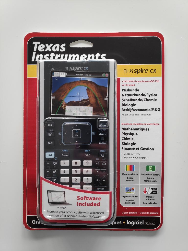 Grafische rekenmachine TI-Nspire CX, Diversen, Rekenmachines, Ophalen of Verzenden, Grafische rekenmachine, Nieuw