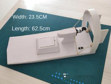 Airboat-Snowglider 625mm KIT PP-Foam + Electronica | NIEUW beschikbaar voor biedingen