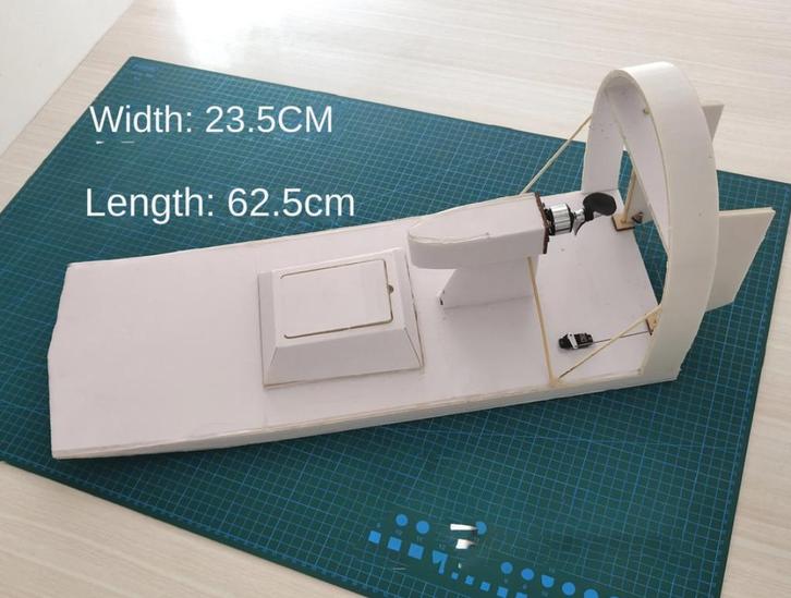 Airboat-Snowglider 625mm KIT PP-Foam + Electronica | NIEUW, Hobby en Vrije tijd, Modelbouw | Boten en Schepen, Nieuw, Overige merken