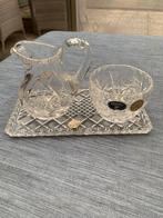Vintage Boheems kristal roomstel, Antiek en Kunst, Ophalen of Verzenden