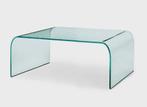 Vintage, glazen salontafel 'Waterfall', Fiam Angelo Cortesi, Ophalen, Gebruikt, 100 tot 150 cm, 50 tot 100 cm