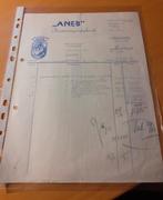 's Heerenberg kinderwagenfabriek ANEB factuur 1954, Verzamelen, Merken en Reclamevoorwerpen, Ophalen of Verzenden, Zo goed als nieuw