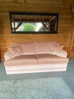 Super mooi oud roze velvet bank., Huis en Inrichting, Banken | Bankstellen, 150 tot 200 cm, Rechte bank, Stof, 75 tot 100 cm