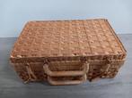 Vintage rieten koffertje, Ophalen, Gebruikt, Rechthoekig, Riet