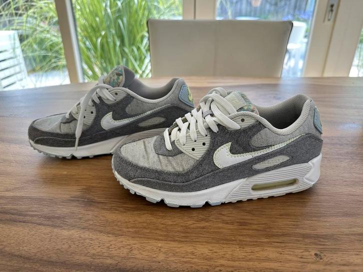 Nike Air Max 90 NRG Recycled Canvas, Kleding | Dames, Schoenen, Sneakers of Gympen, Grijs, Ophalen of Verzenden