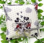 Zeer leuke Disney Mickey en Minnie trouwring kussen., Verzenden, Nieuw, Versiering, Geboorte of Huwelijk
