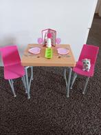Barbie Eettafel Set, Ophalen of Verzenden, Zo goed als nieuw, Barbie