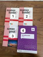 GRATIS, in Vleuten: Exambundels en samengevat Scheikunde VWO, Ophalen, Zo goed als nieuw, VWO
