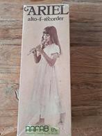 Houten Altblokfluit - Ariel, Muziek en Instrumenten, Blaasinstrumenten | Blokfluiten, Ophalen of Verzenden, Gebruikt, Alt, Met koffer, hoes of etui