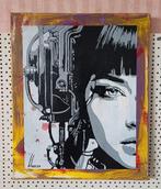 Steampunk DJ. Door Klaas. Schilderij Acryl Canvas, Ophalen of Verzenden
