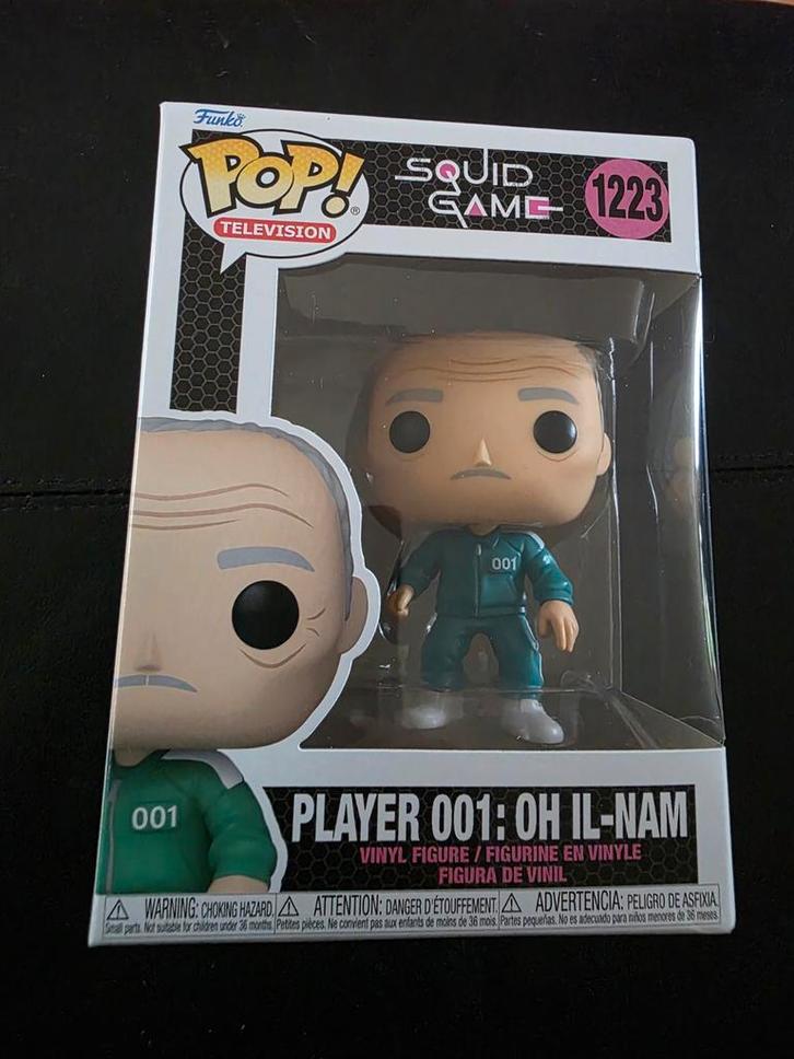 Funko Pop! Squid Game - Oh Il-nam #1223 - Nieuw!, Verzamelen, Poppetjes en Figuurtjes, Nieuw, Ophalen of Verzenden